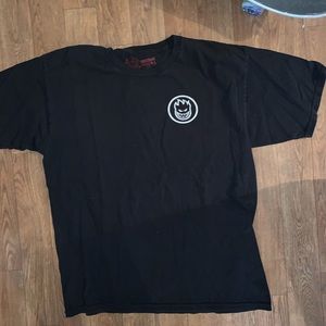Spitfire Wheels black and white bandana T-shirt